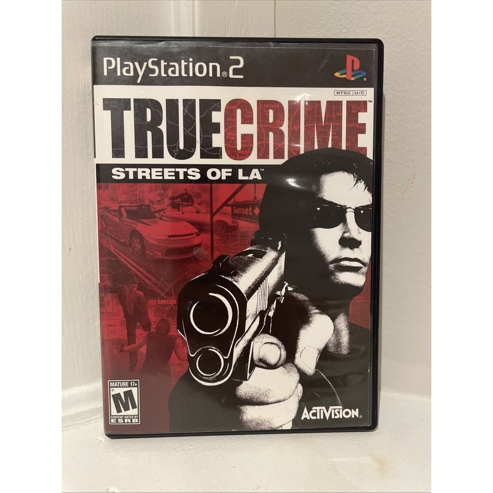 True Crime Streets Of LA (Sony Playstation, PS2) CIB Complete Black Label Tested